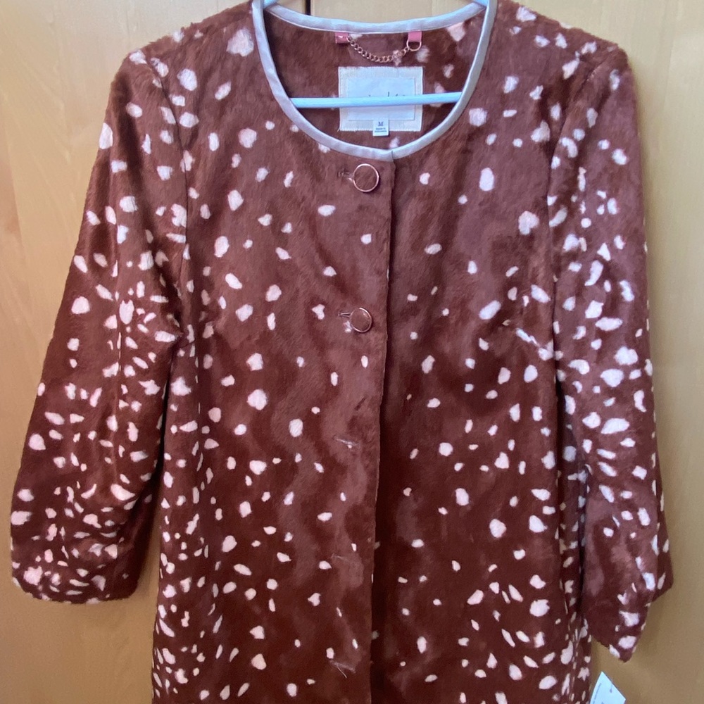 Never worn blush three quarter jacket